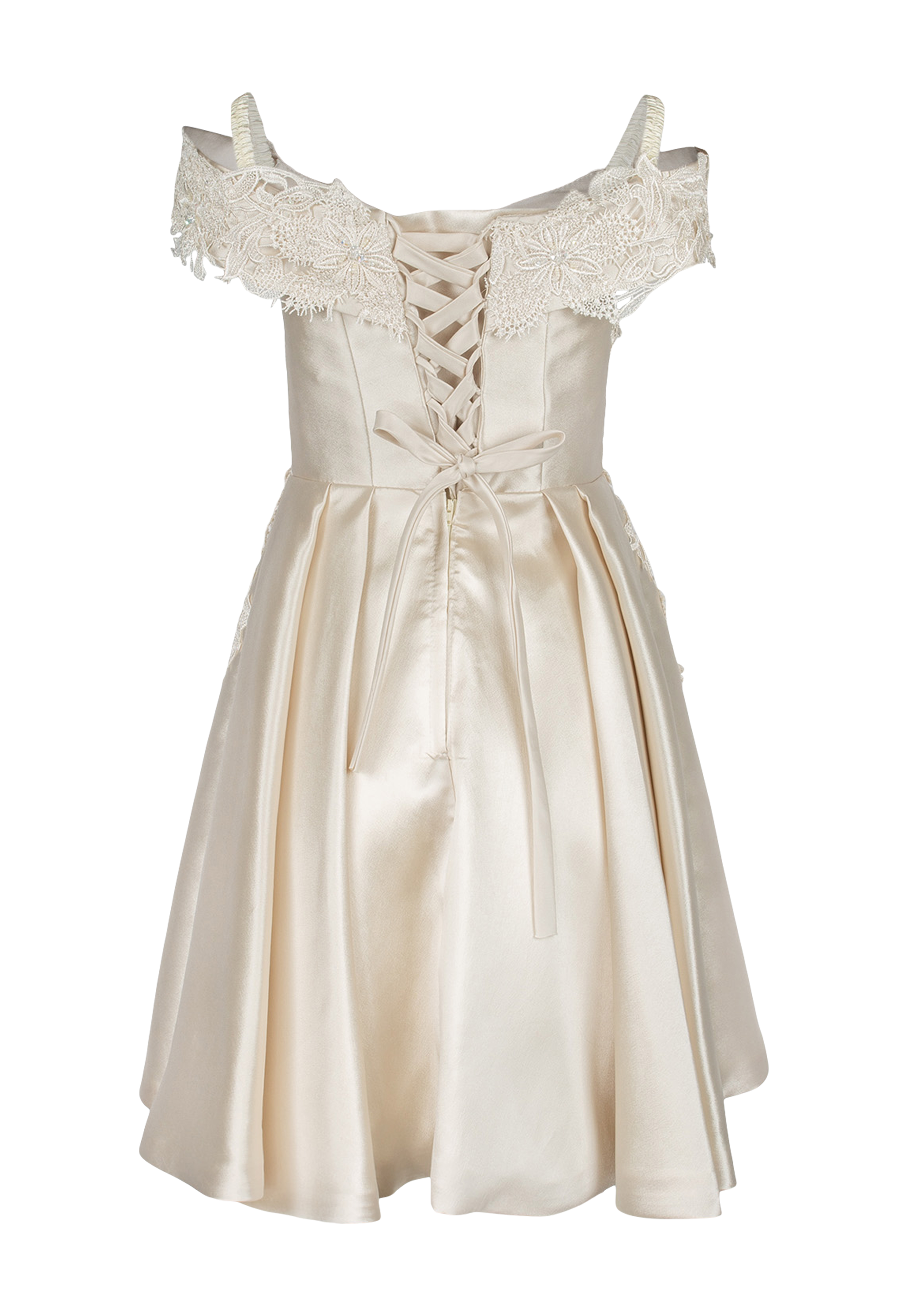 Satin corset dress for special occasions