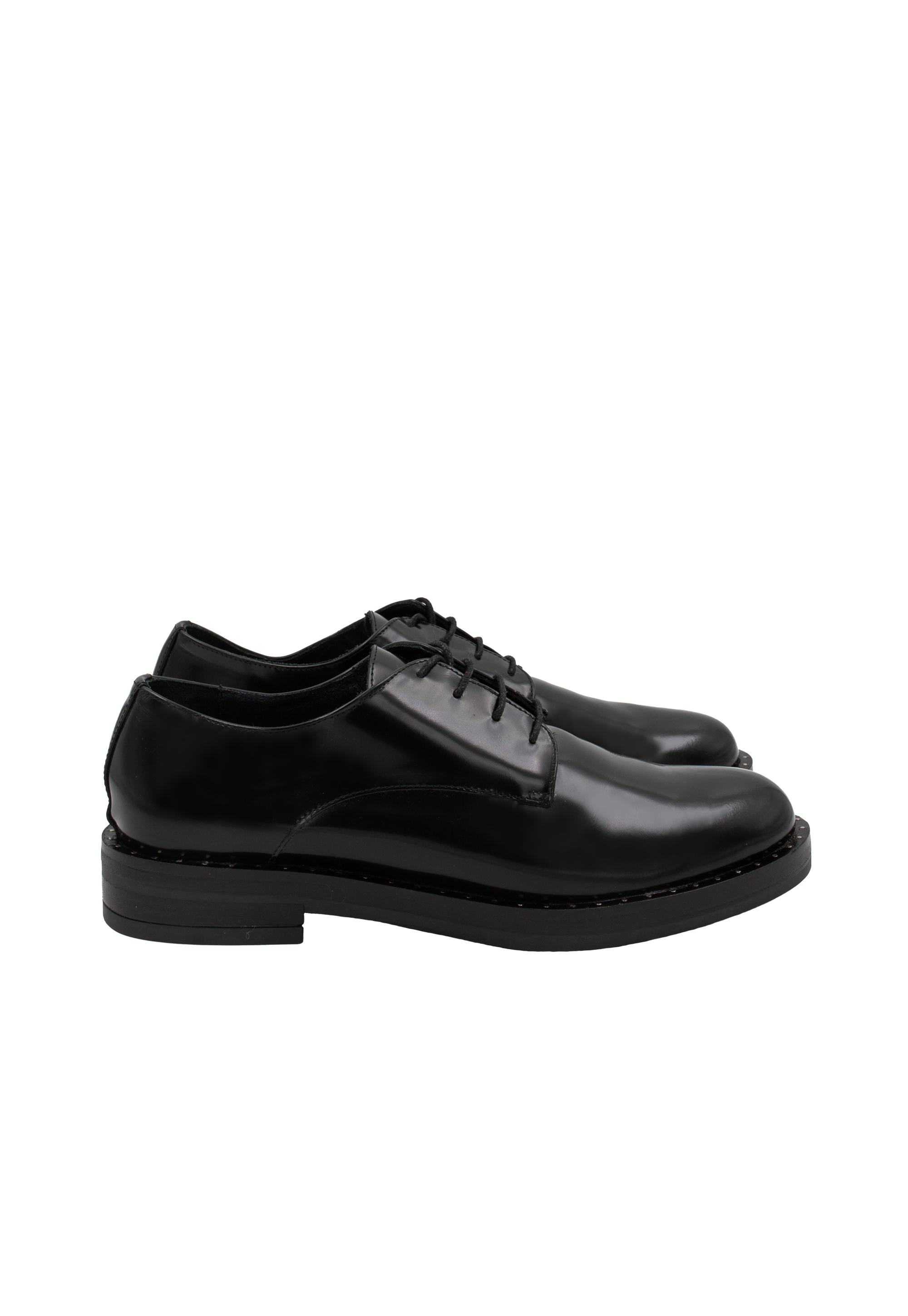 Classic lace-up flat shoes