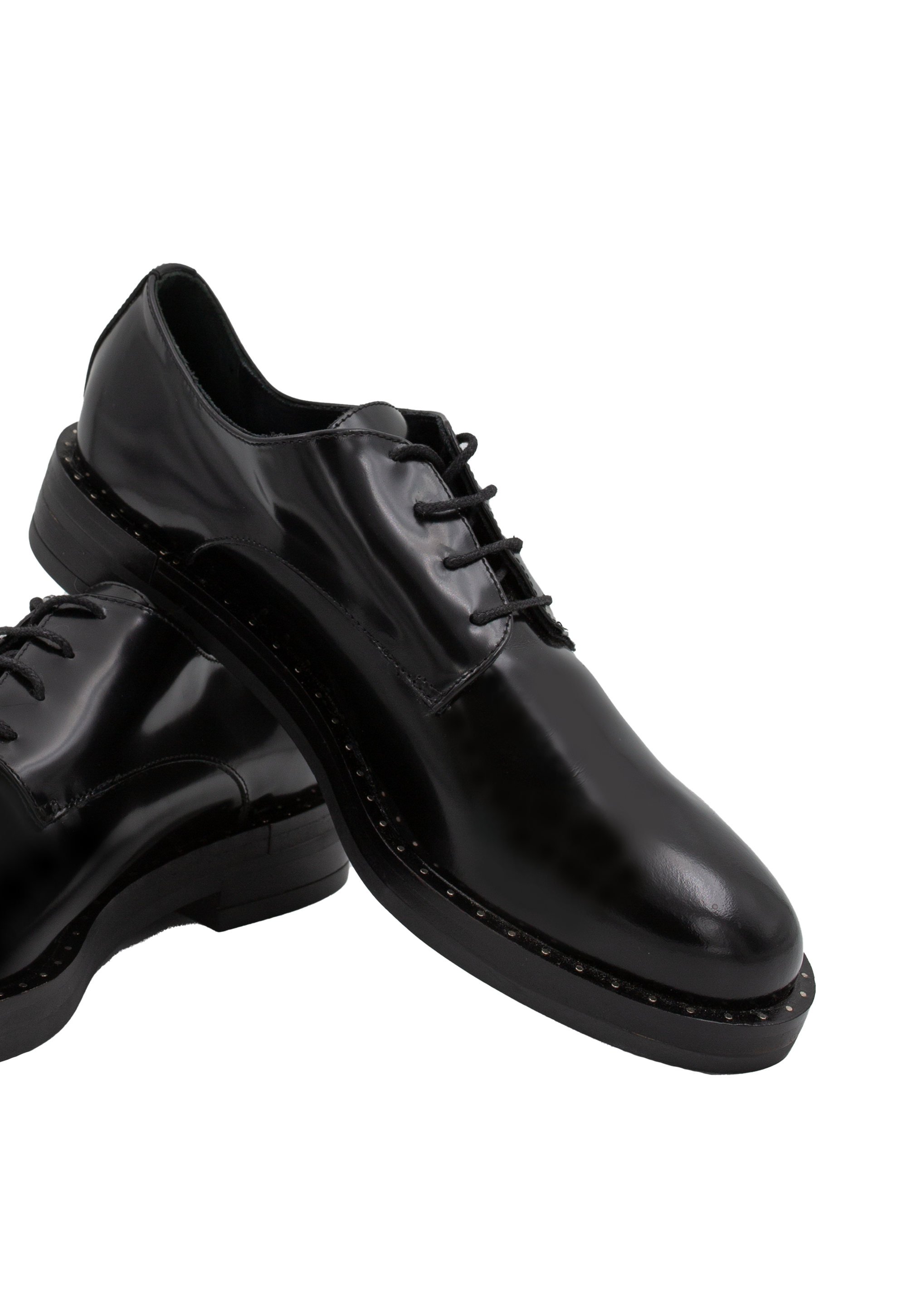 Classic lace-up flat shoes
