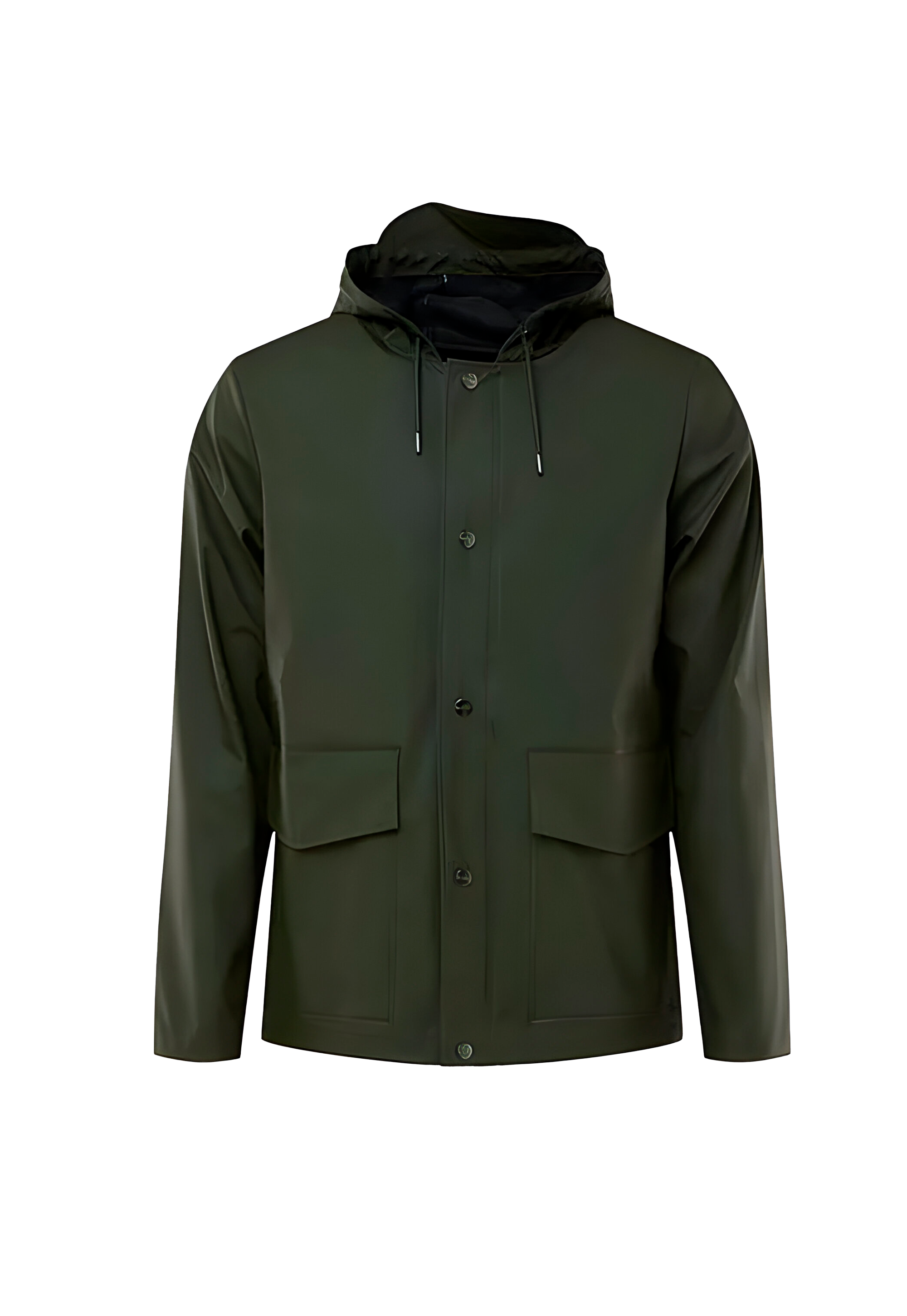 Short Hooded Coat| Green