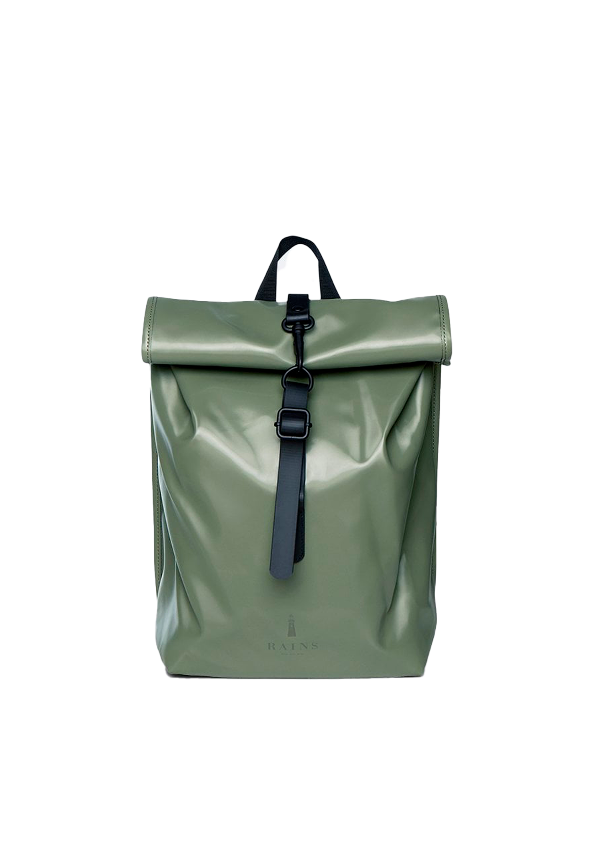 rains olive backpack Rolltop Mini