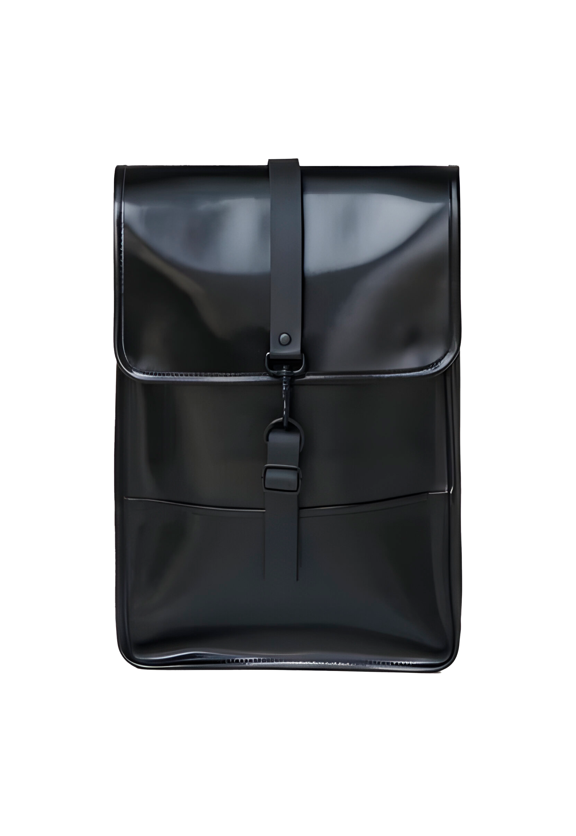 rains backpack shiny black Backpack
