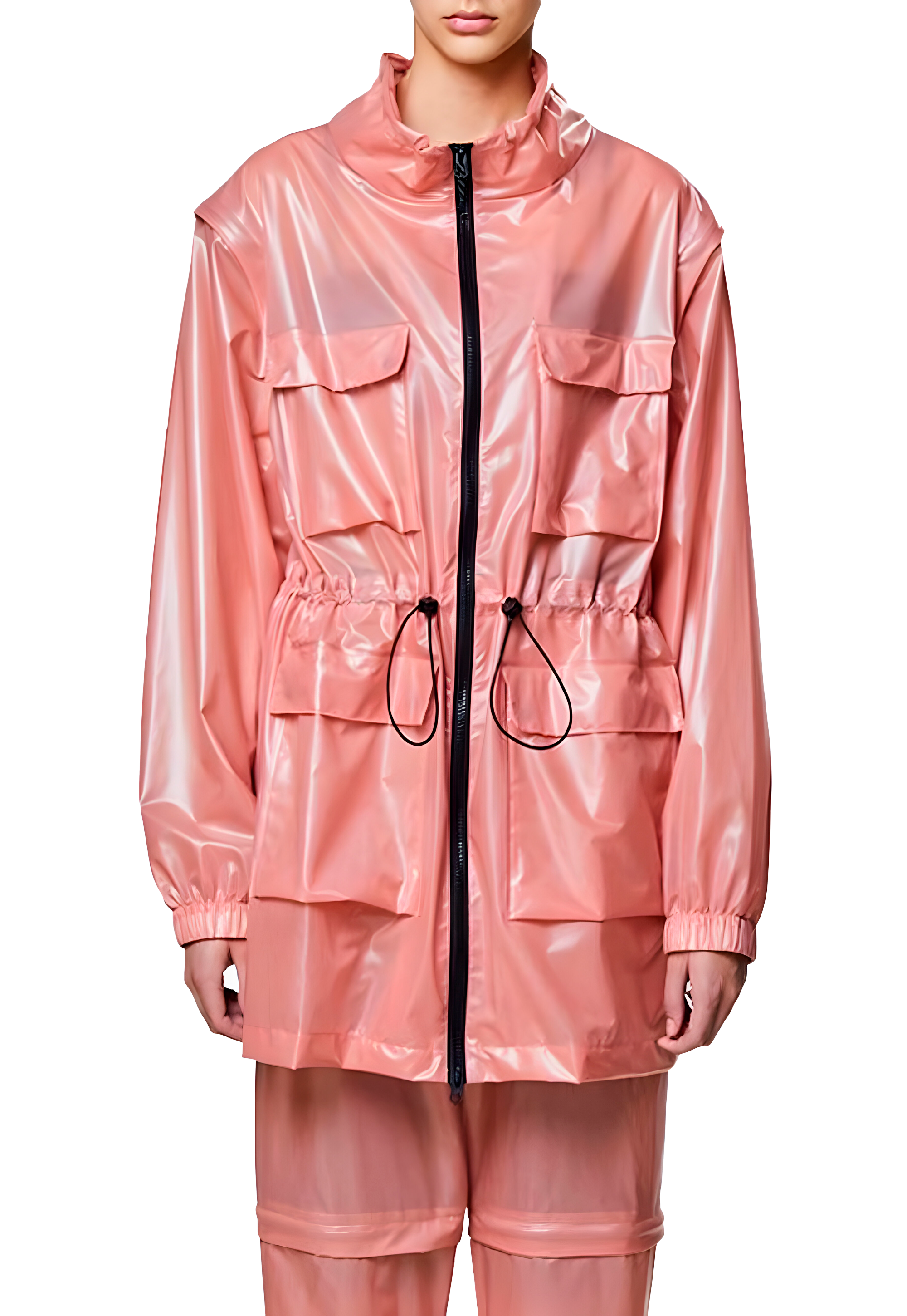 Ultralight Zip Off Parka| Shadow Blush