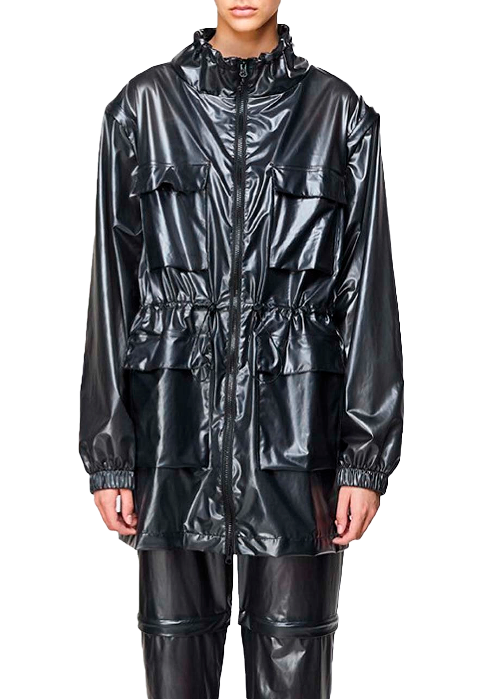 Ultralight Zip Off Parka| Shadow Black