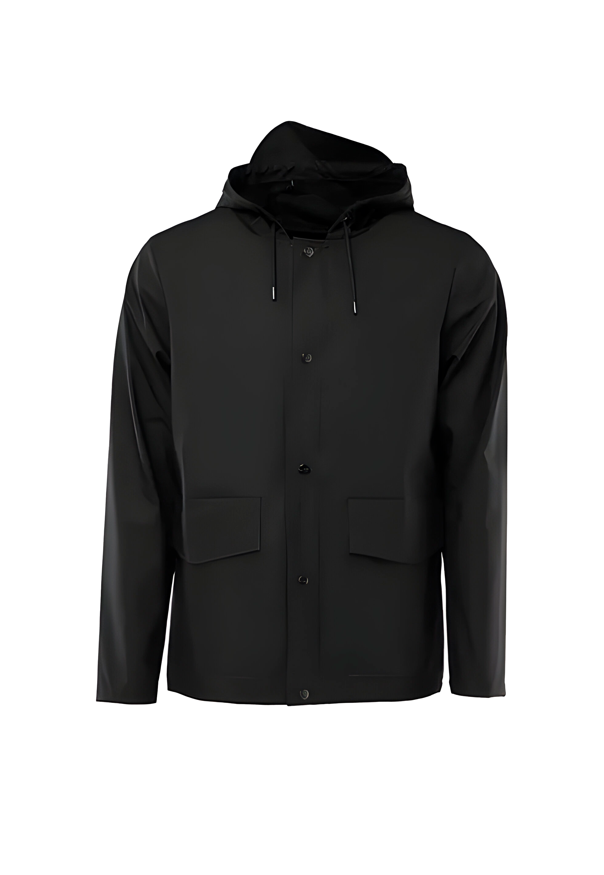 Short Hooded Coat| Black