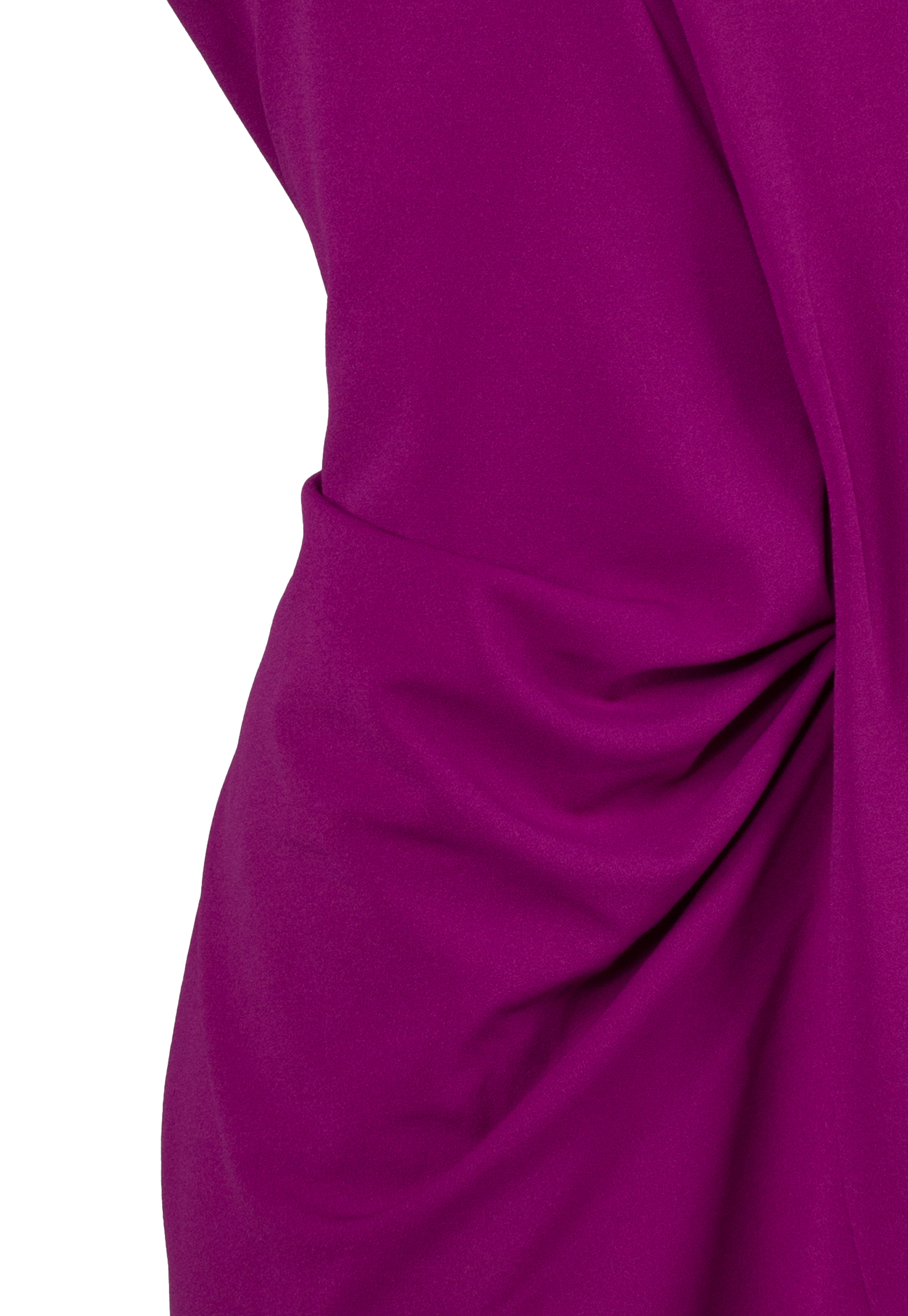 Purple Asymmetric sleeveless dress