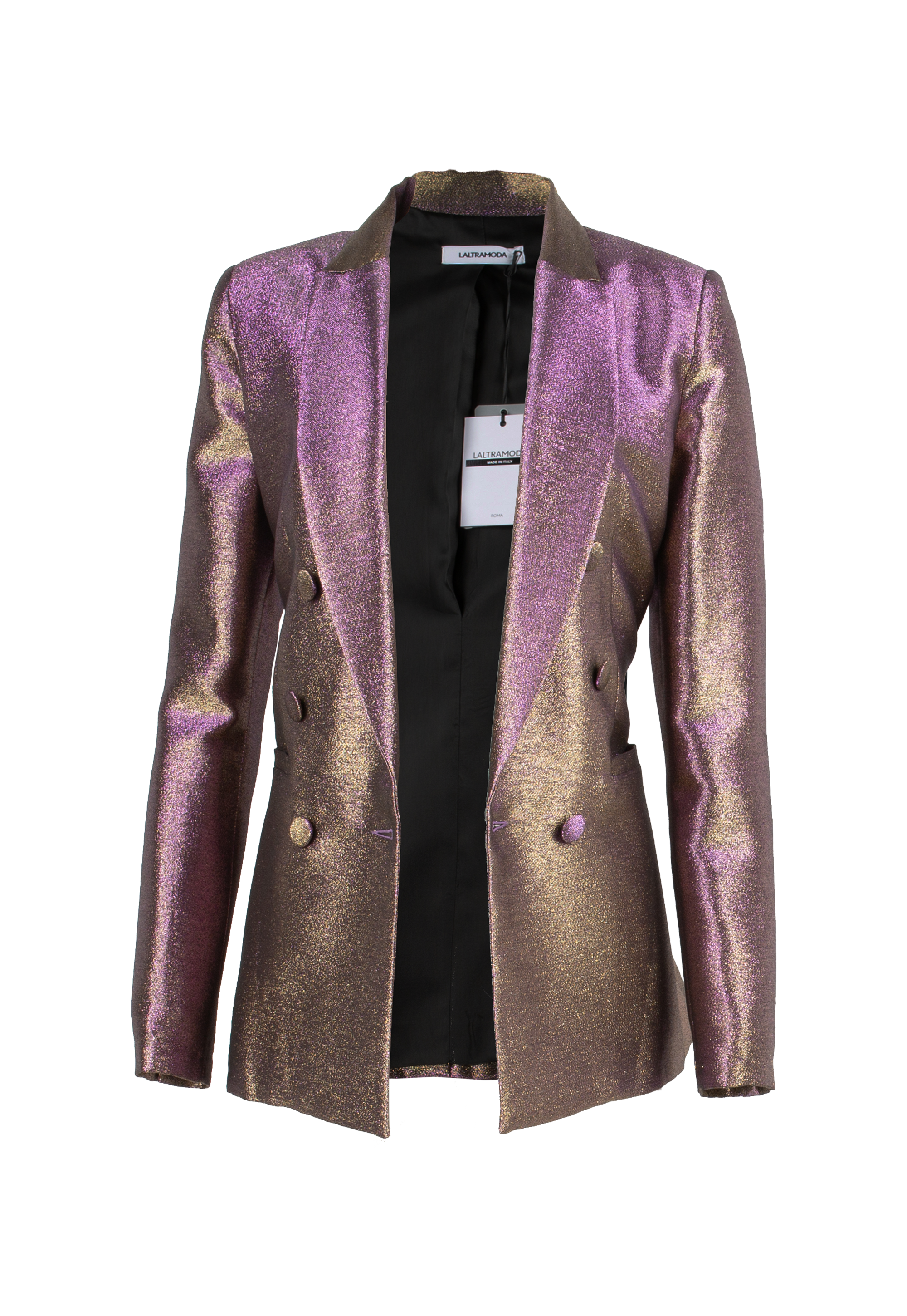 Glittered double-breasted jacket