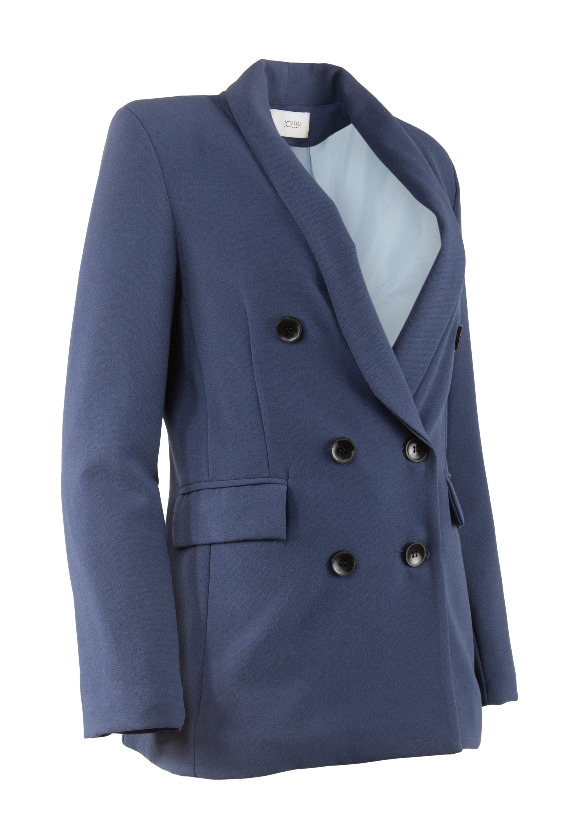 Jacket with padded shoulders