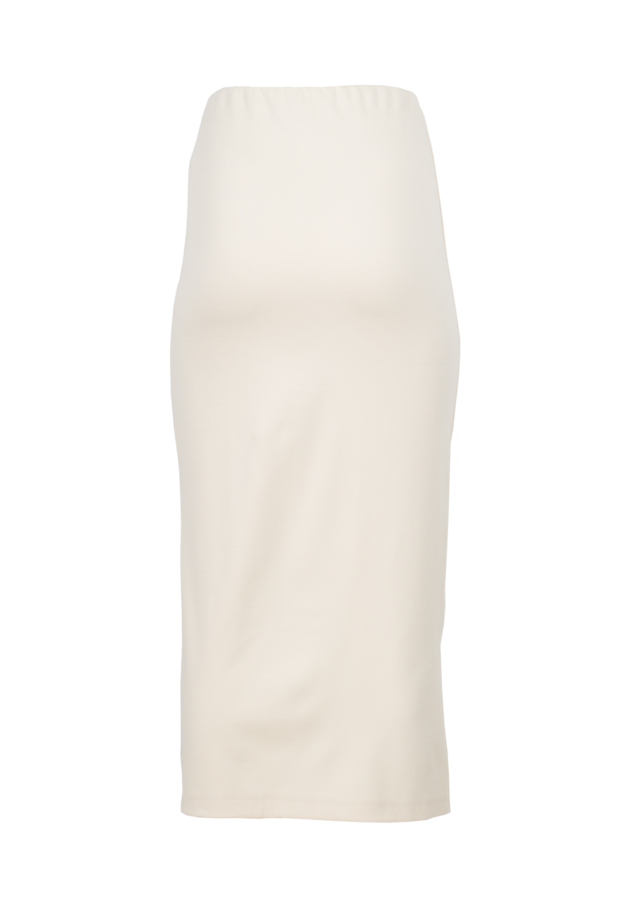 Ivory midi tube skirt