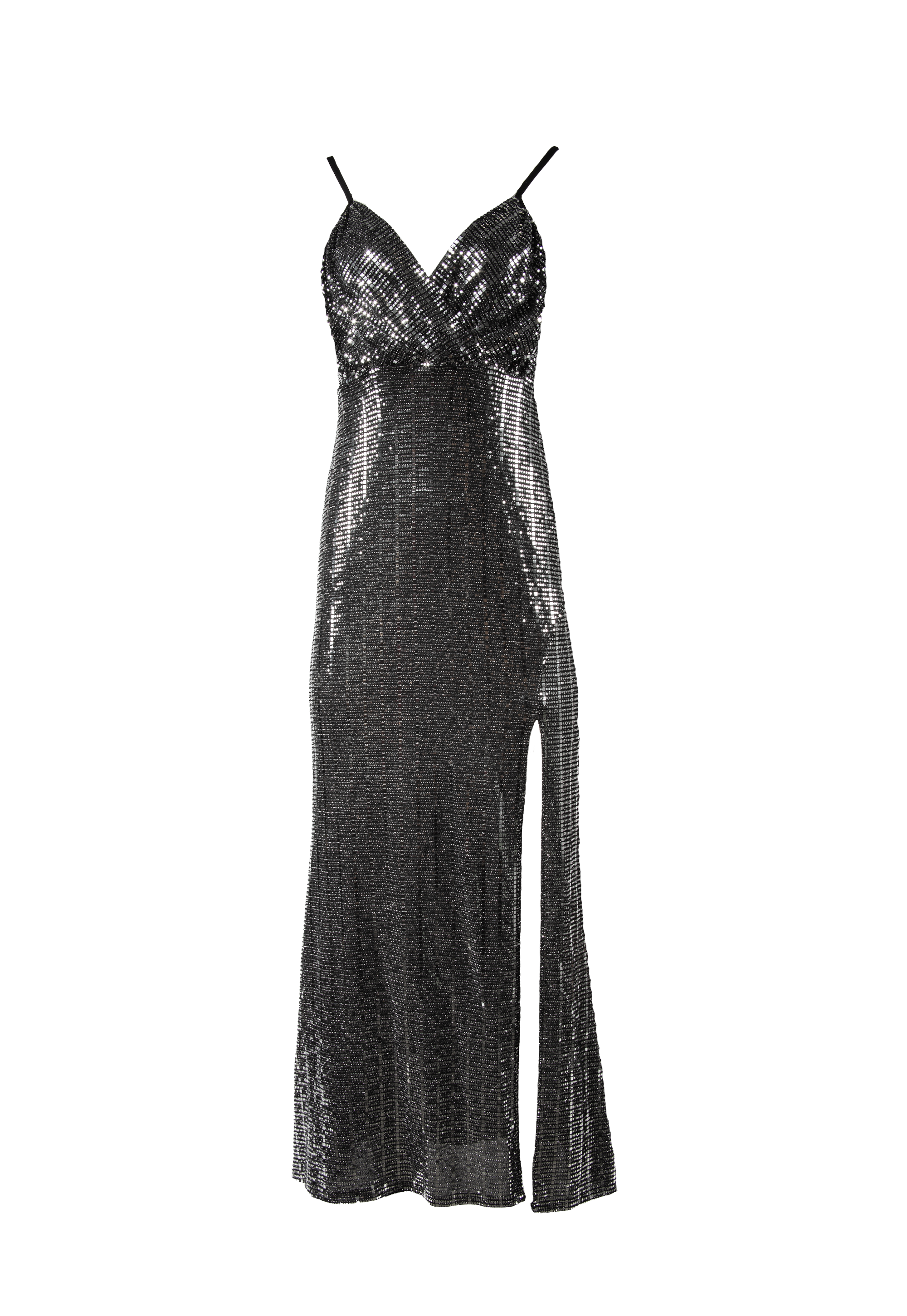 Long dress with silver detailing