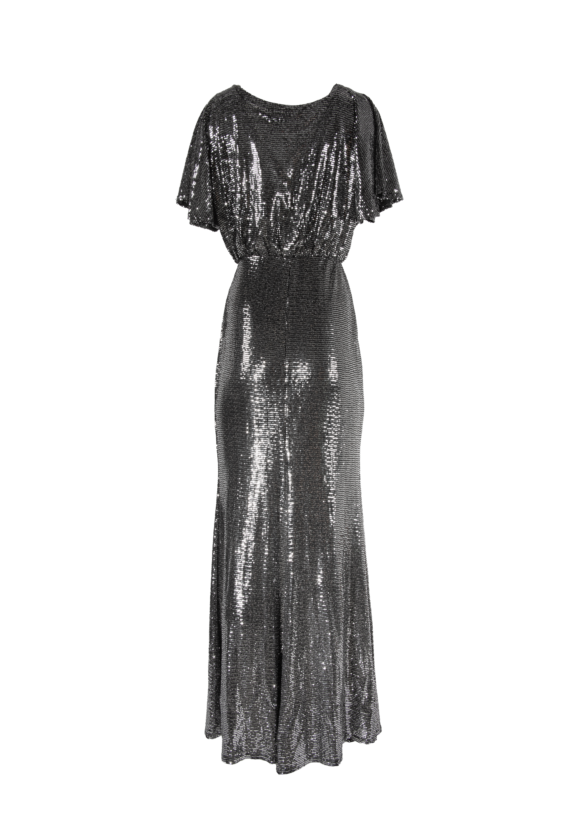 Long dress with silver detailing