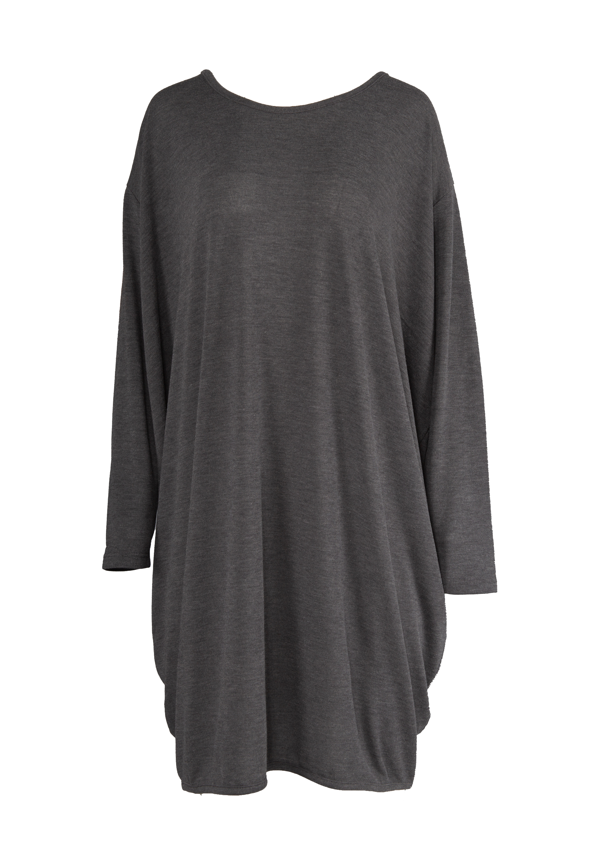 Gray dress with long sleeves