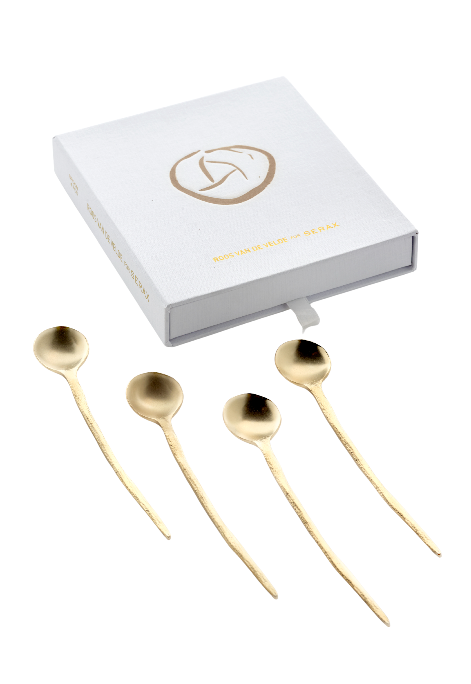 Gold Tea Spoon / Giftbox of 4 pcs