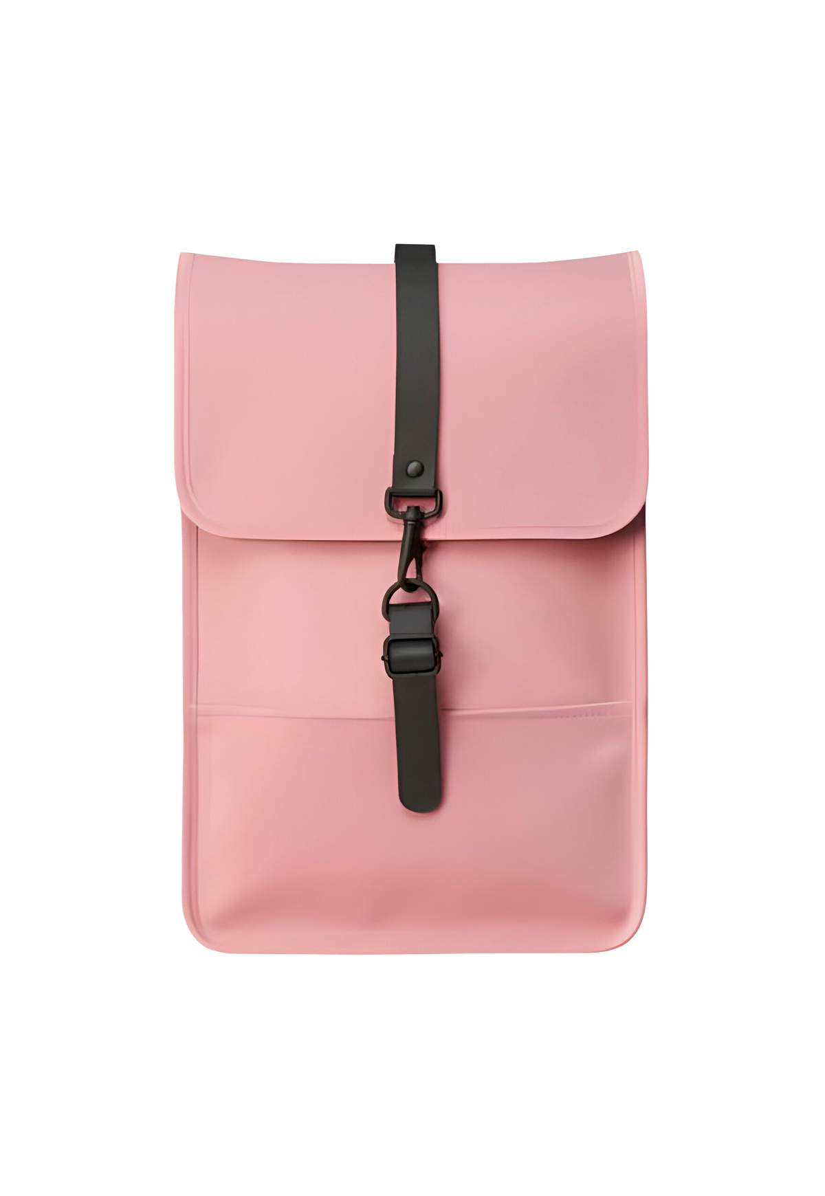 RAINS Backpack Blush Pink Black Waterproof Rolltop Laptop Backpack Travel Bag Promo: -30%] Rains Backpack Rolltop Rucksack W3 - best prices main image 3