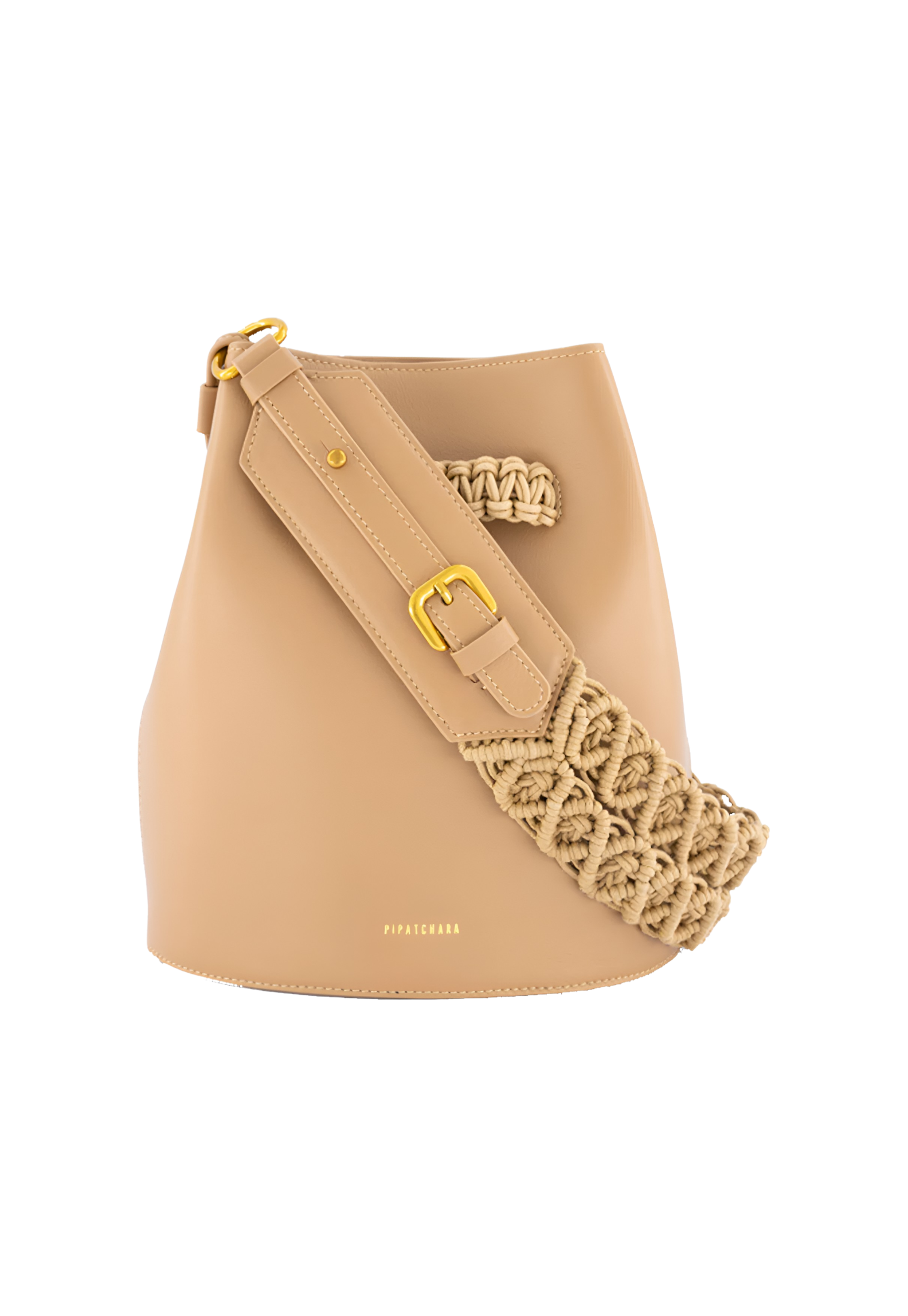 Sham Bucket Bag Nude