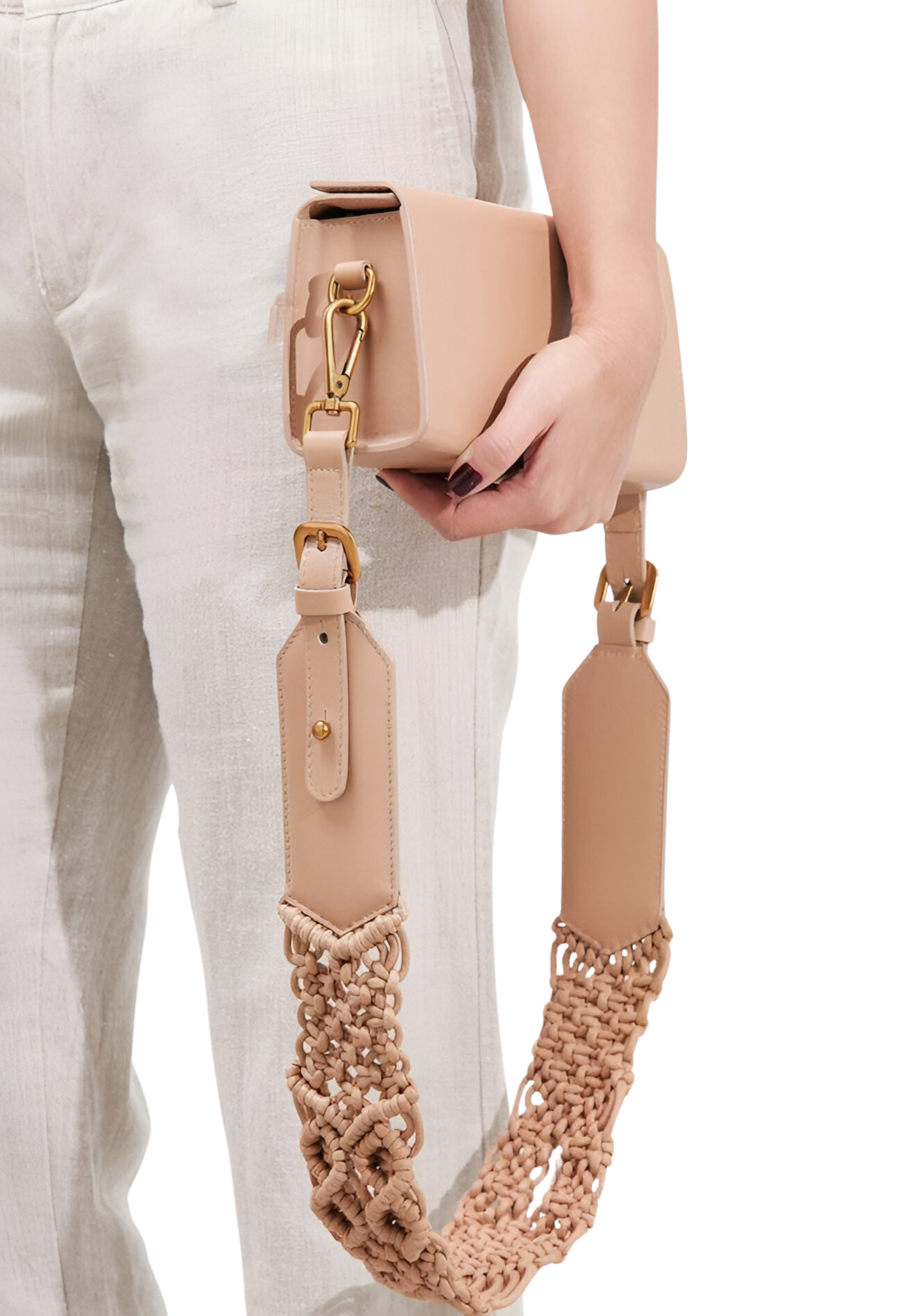 Sama Box Bag | Nude